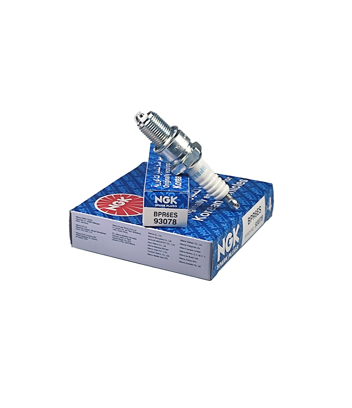 NGK Spark Plug BPR6ES: 93078 (Japan) CARSCAREMALL