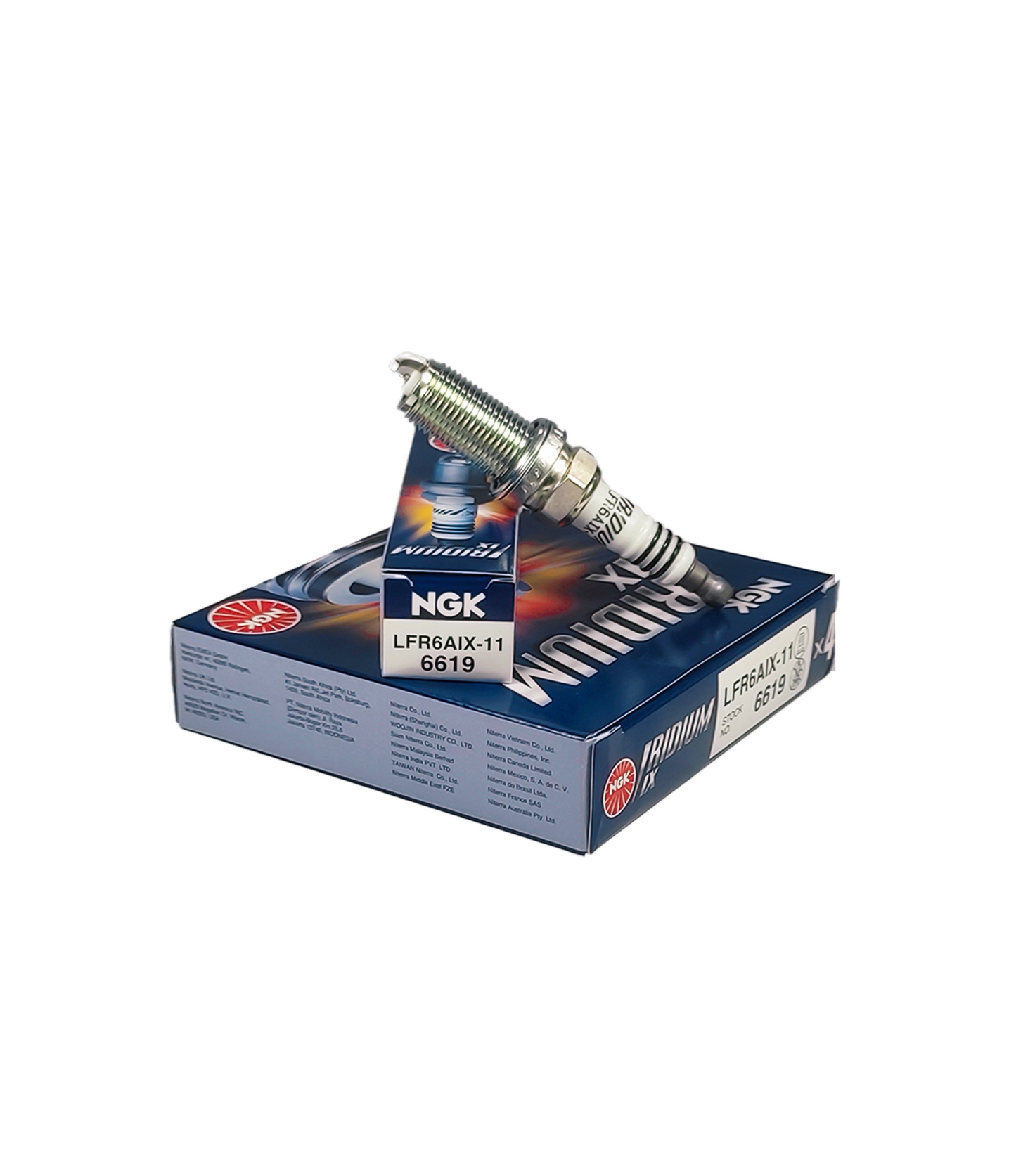 NGK Spark Plug Iridium IX LFR6AIX-11 : 6619 (Japan) CARSCAREMALL