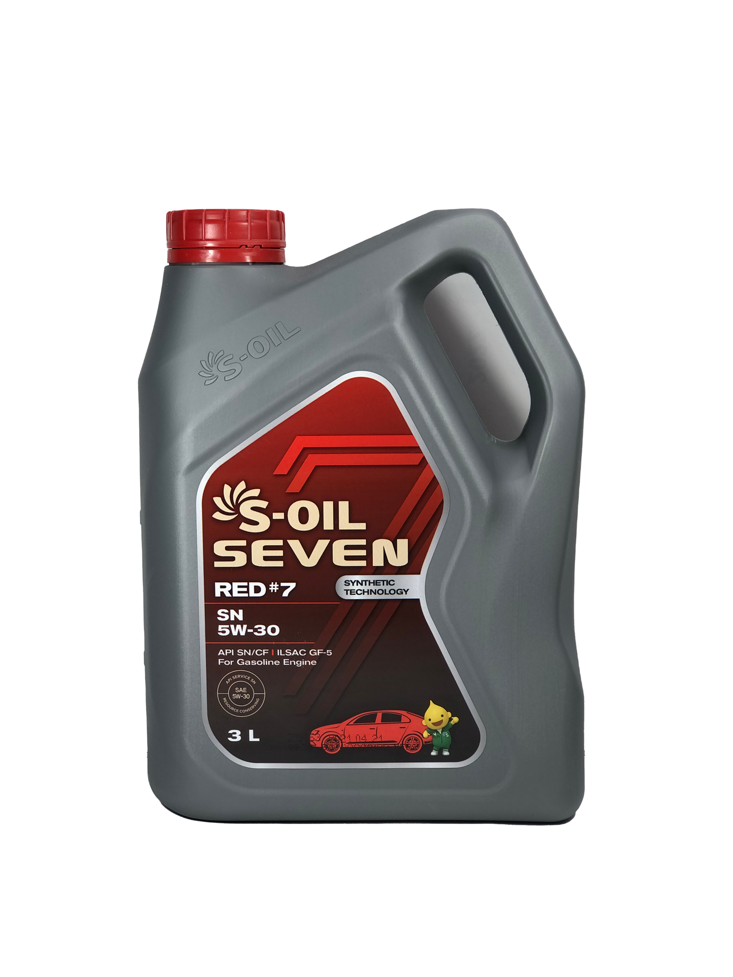 S-OIL 7 RED # 7 SN Synthetic Technology 5W-30 - CARSCAREMALL