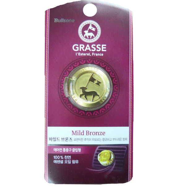 Car Air Freshener Car Ac Grill Perfume Bullsone L'Esterel Vent Clip Perfume Mild Bronze - CARSCAREMALL