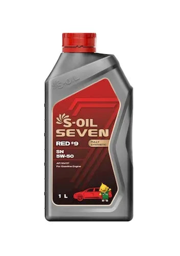 S-OIL 7 RED # 9 SN Fully Synthetic 5W-50 - CARSCAREMALL