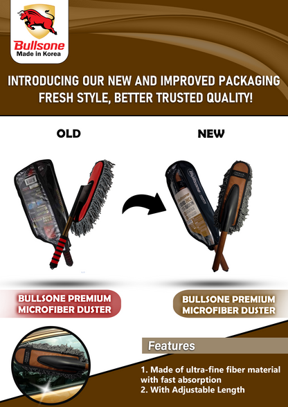 Bullsone Premium Microfiber Duster CARSCAREMALL
