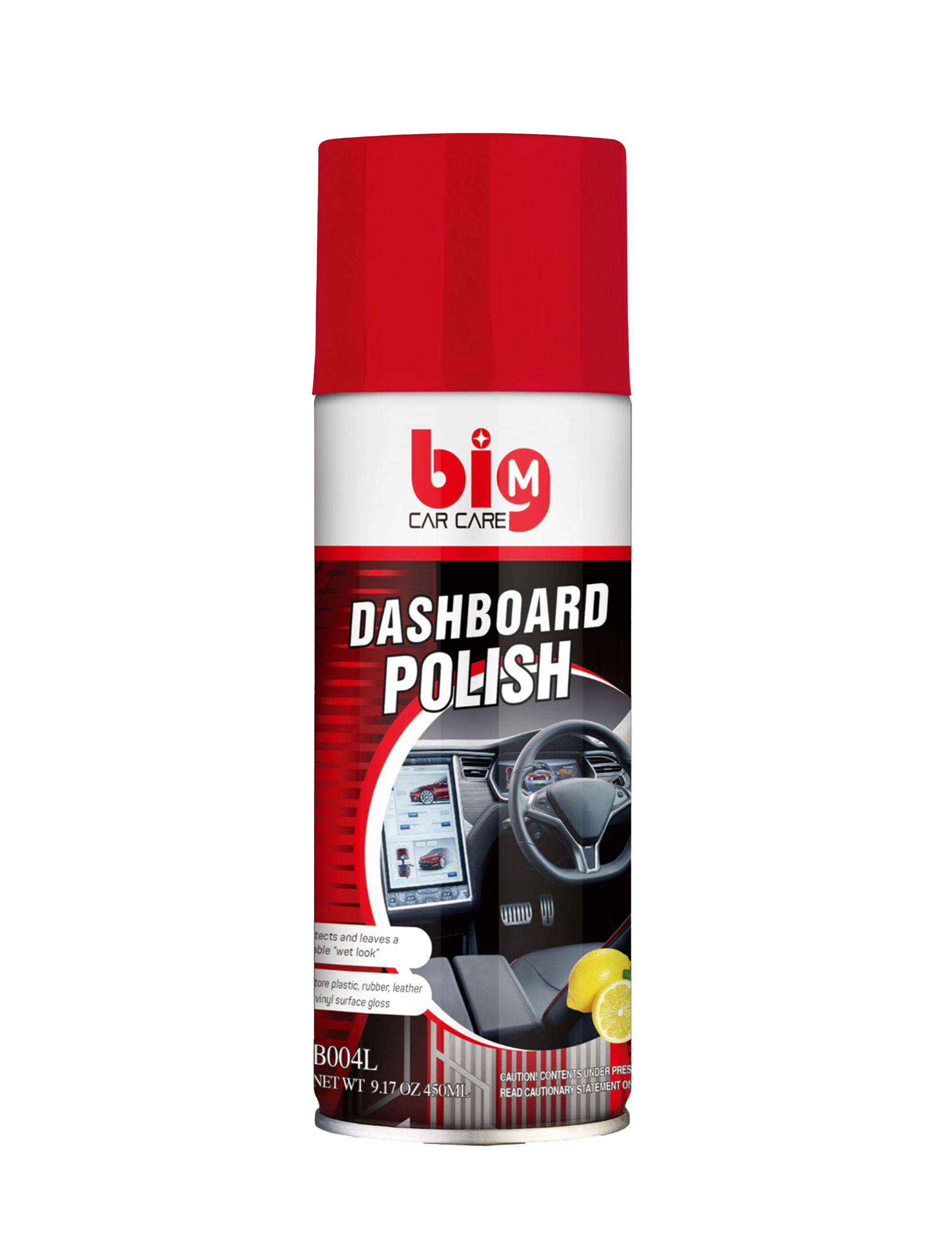 BIG-M Dashboard Polish Lemon (450ml) CARSCAREMALL