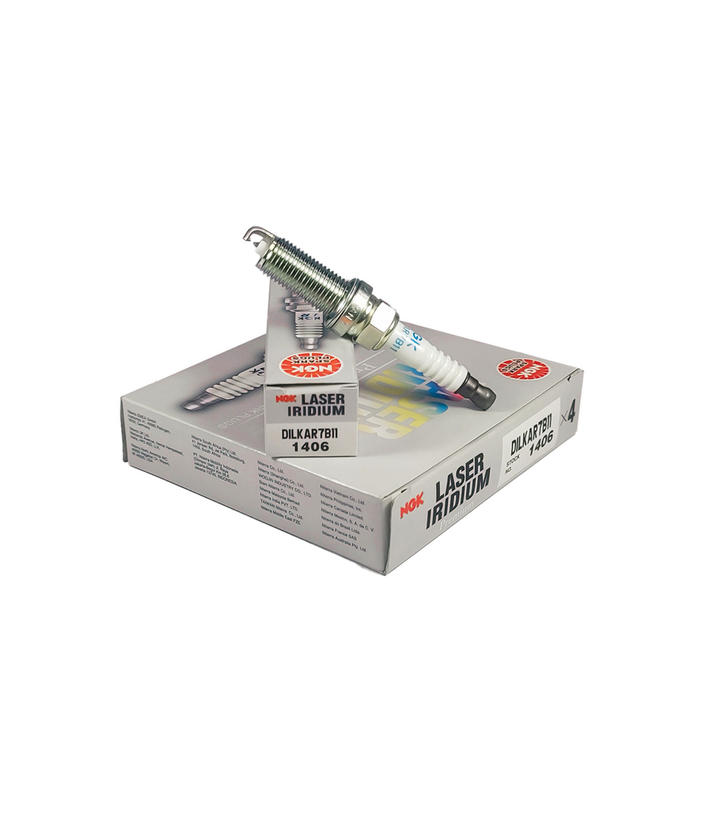 NGK Spark Plug Laser Iridium DILKAR7B11 : 1406 (Japan) CARSCAREMALL