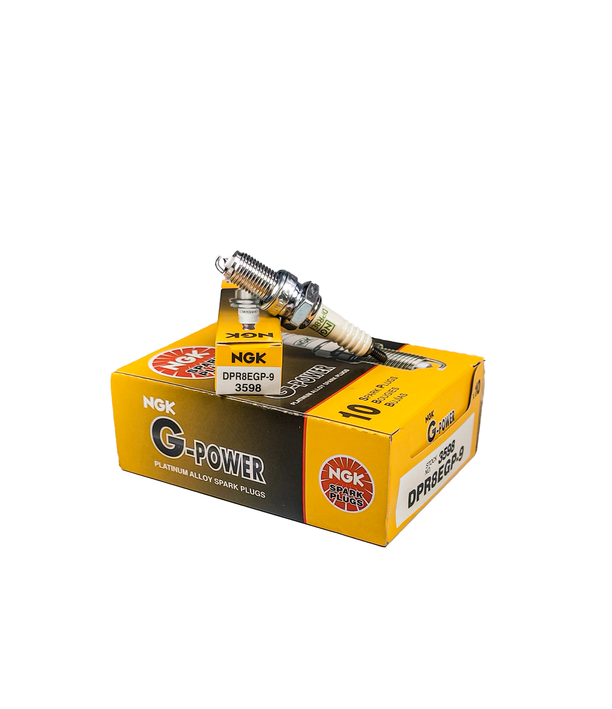 NGK Spark Plug G-POWER DPR8EGP-9 : 3598 CARSCAREMALL