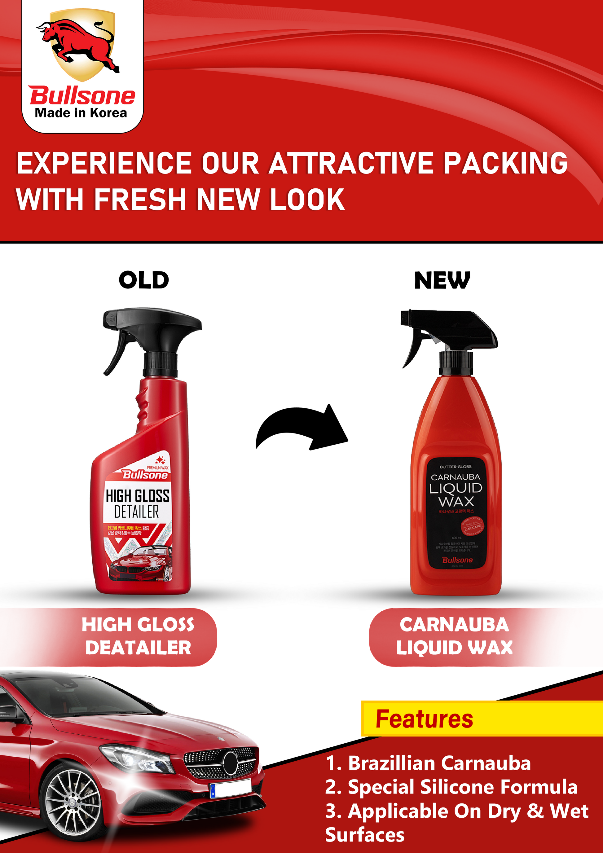 Carnauba Liquid Wax 600ml CARSCAREMALL