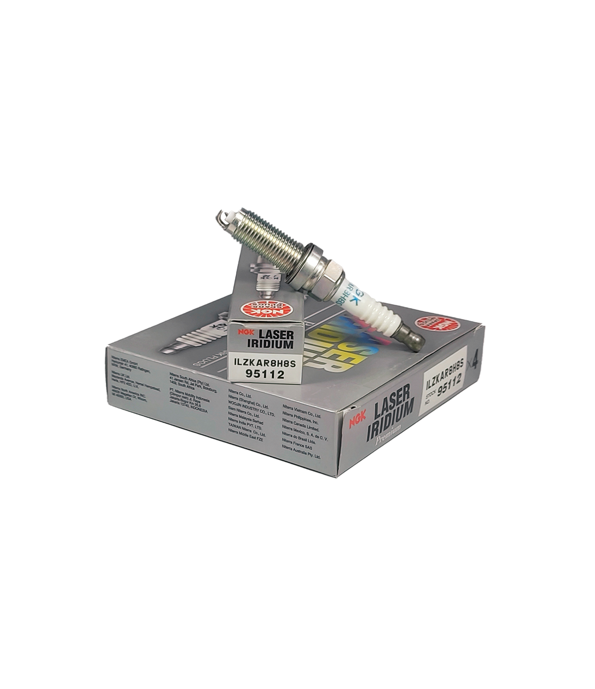 NGK Spark Plug Laser Iridium ILZKAR8H8S 95112 (Japan) CARSCAREMALL