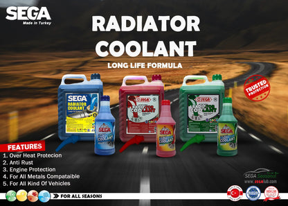 Sega Radiator Coolant RED 5.Ltr (Ready To Use) CARSCAREMALL