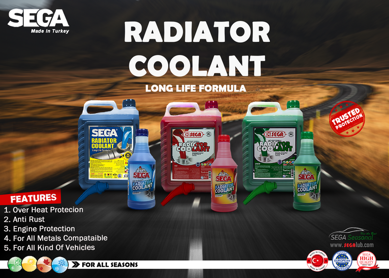 Sega Radiator Coolant RED 5.Ltr (Ready To Use)