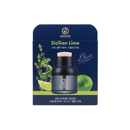 Grasse Diffuser Blue - Sicilian Lime 100 mL (3.38 Oz)