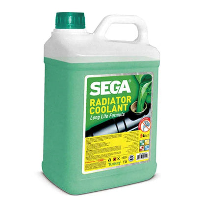 SEGA 5L Radiator Coolant Green – anti-rust protection and engine cooling fluid at Cars Care Mall