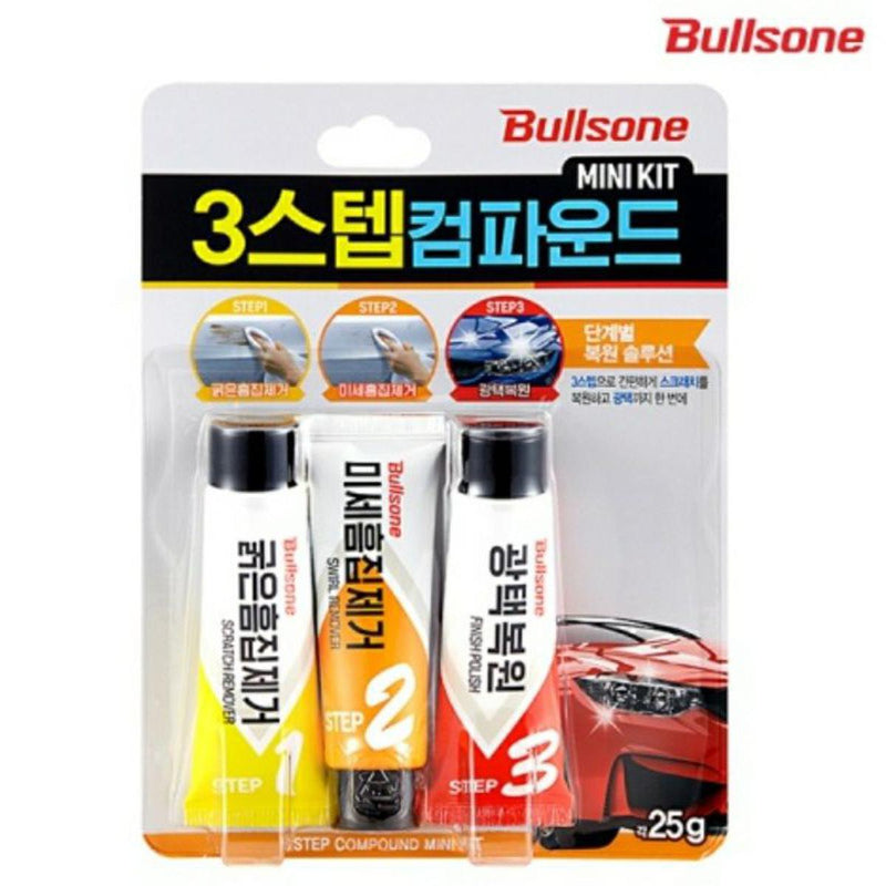 Scratch Remover 3-Step Compound Mini KIt - CARSCAREMALL