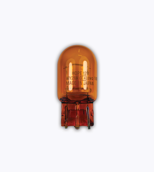 HOPE- BULB T20 Amber Single 12V #7440 NA [WY21W] - CARSCAREMALL