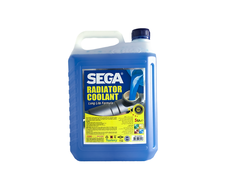 Sega Radiator Coolant Blue 5.Ltr (Ready To Use) - CARSCAREMALL