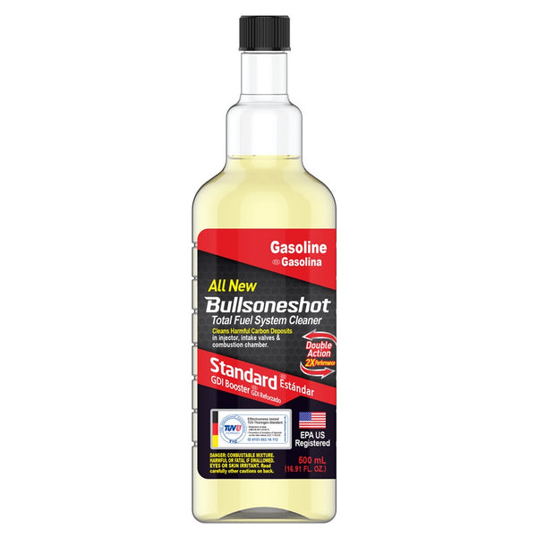 Bullsoneshot - Standard Total Fuel System Cleaner (Gasoline Engine) 500 mL (16.9 Oz) - CARSCAREMALL