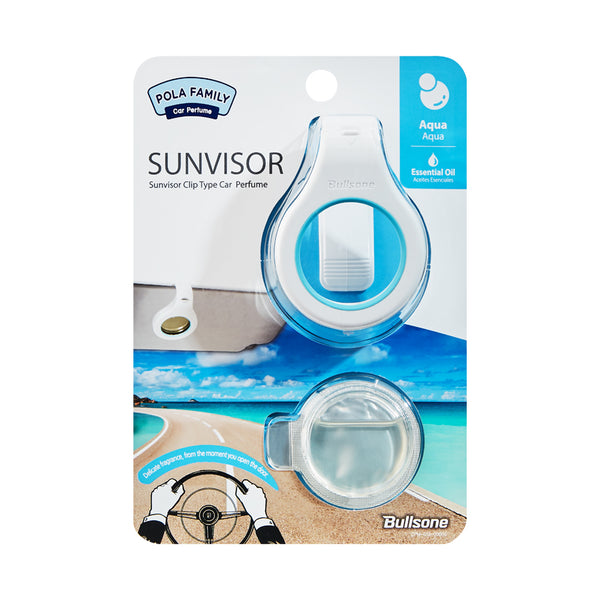 Pola Family Sunvisor Refillable Pack - Aqua 4 mL (0.13 Oz) - CARSCAREMALL