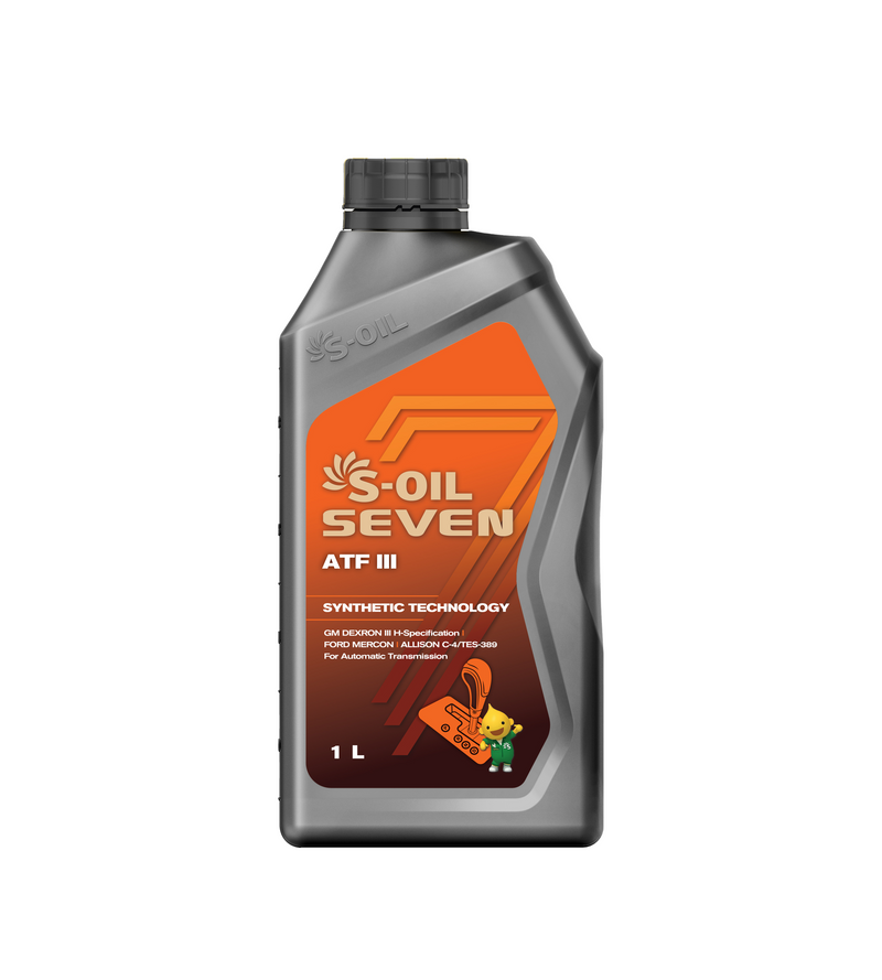 S-OIL 7 ATF III Fully Synthetic 1LTR. - CARSCAREMALL