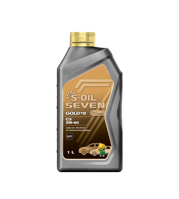 S-OIL 7 GOLD # 9  C3 Fully Synthetic 5W-40 - CARSCAREMALL