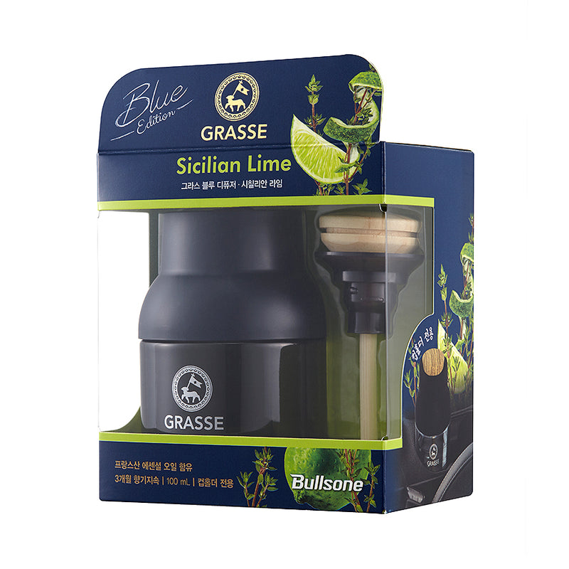 Grasse Diffuser Blue - Sicilian Lime 100 mL (3.38 Oz) - CARSCAREMALL