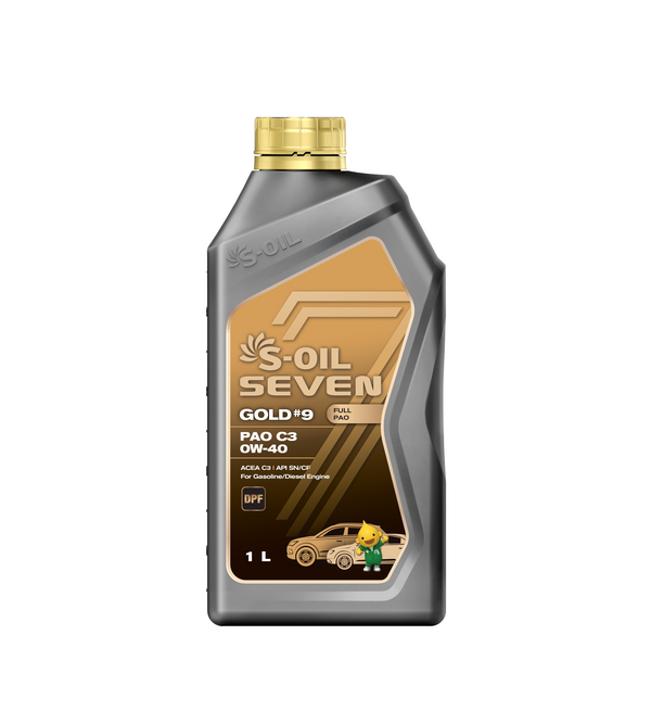 S-OIL 7 GOLD # 9 FULL PAO C3 OW-40 1LTR. - CARSCAREMALL