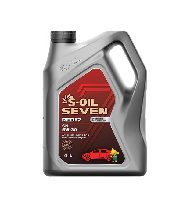 S-OIL 7 RED # 7 SN Synthetic Technology 5W-30 - CARSCAREMALL