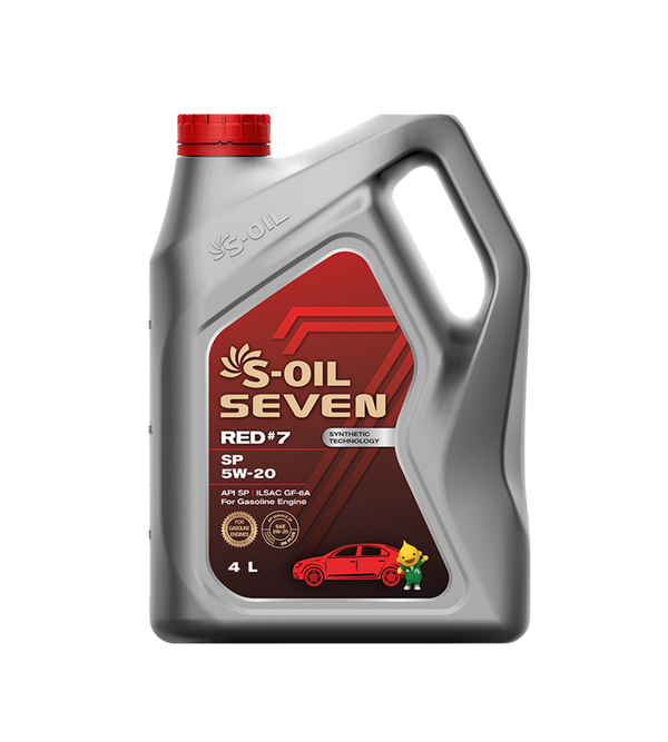 S-OIL 7 RED # 7 SP Synthetic Technology 5W-20  4LTR. - CARSCAREMALL