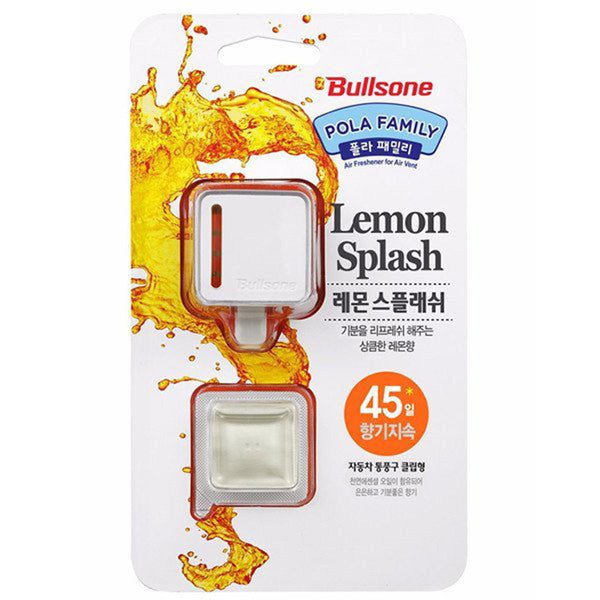 Car Air Freshener Car Ac Grill Perfume  Bullsone Vent Clip Perfume Lemon Splash - CARSCAREMALL