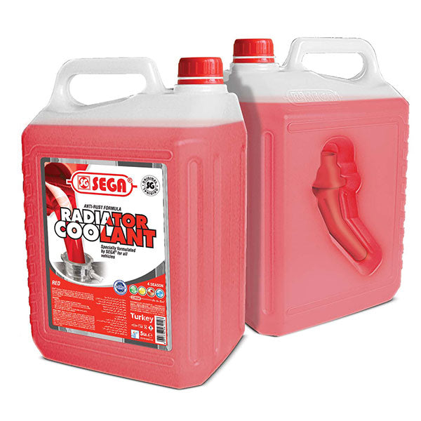 Sega Radiator Coolant RED 5.Ltr (Ready To Use) - CARSCAREMALL