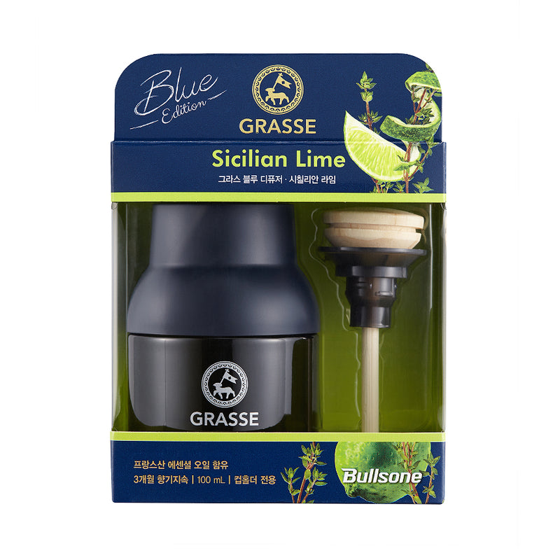 Grasse Diffuser Blue - Sicilian Lime 100 mL (3.38 Oz) - CARSCAREMALL