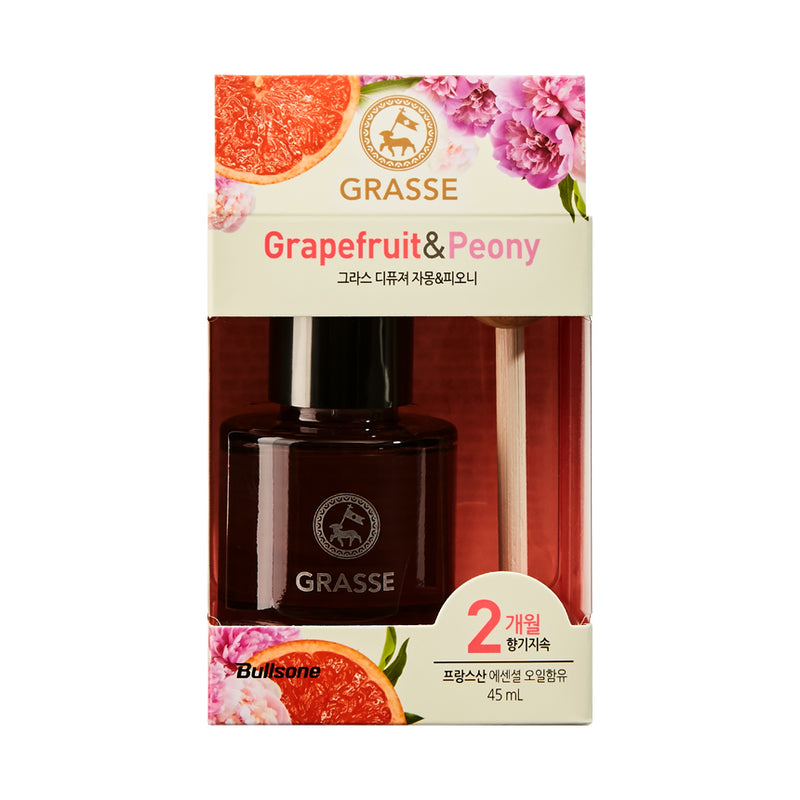 GRASSE L'ESTEREL DIFFUSER GRAPEFRUIT & PEONY 45ML - CARSCAREMALL