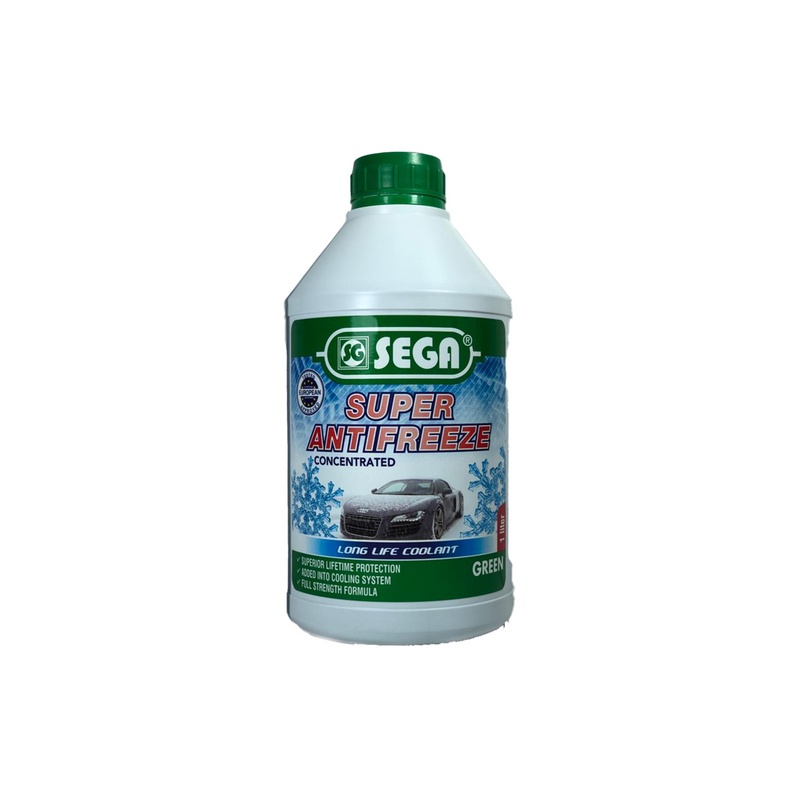 Sega Super Anti Freeze Coolant Green Color Concentrated 1L - CARSCAREMALL