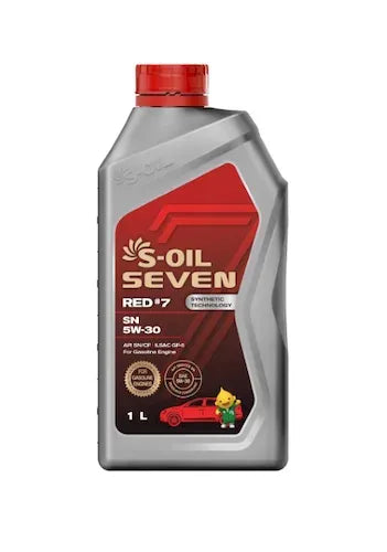 S-OIL 7 RED # 7 SN Synthetic Technology 5W-30 - CARSCAREMALL