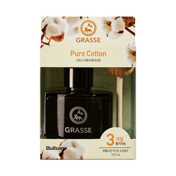 Grasse Diffuser Pure Cotton 105 mL (3.55 Oz) - CARSCAREMALL