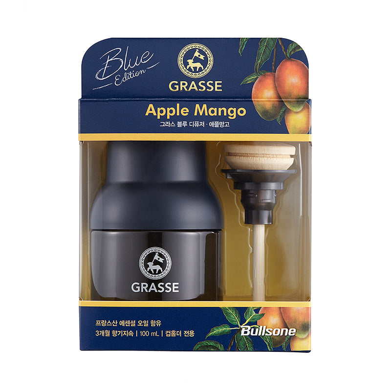 Grasse Diffuser Blue - Apple Mango 100 mL (3.38 Oz) - CARSCAREMALL